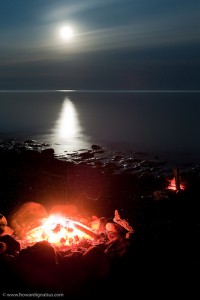 Campfire by Moonlight