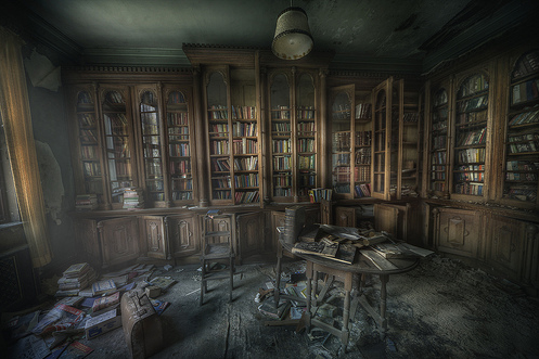 Abandoned library