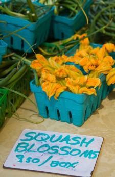 squash blossoms